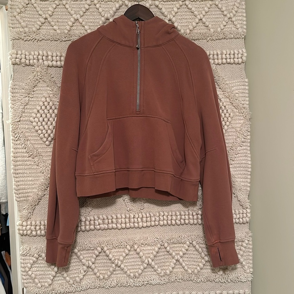Lululemon scuba oversized half zip hoodie